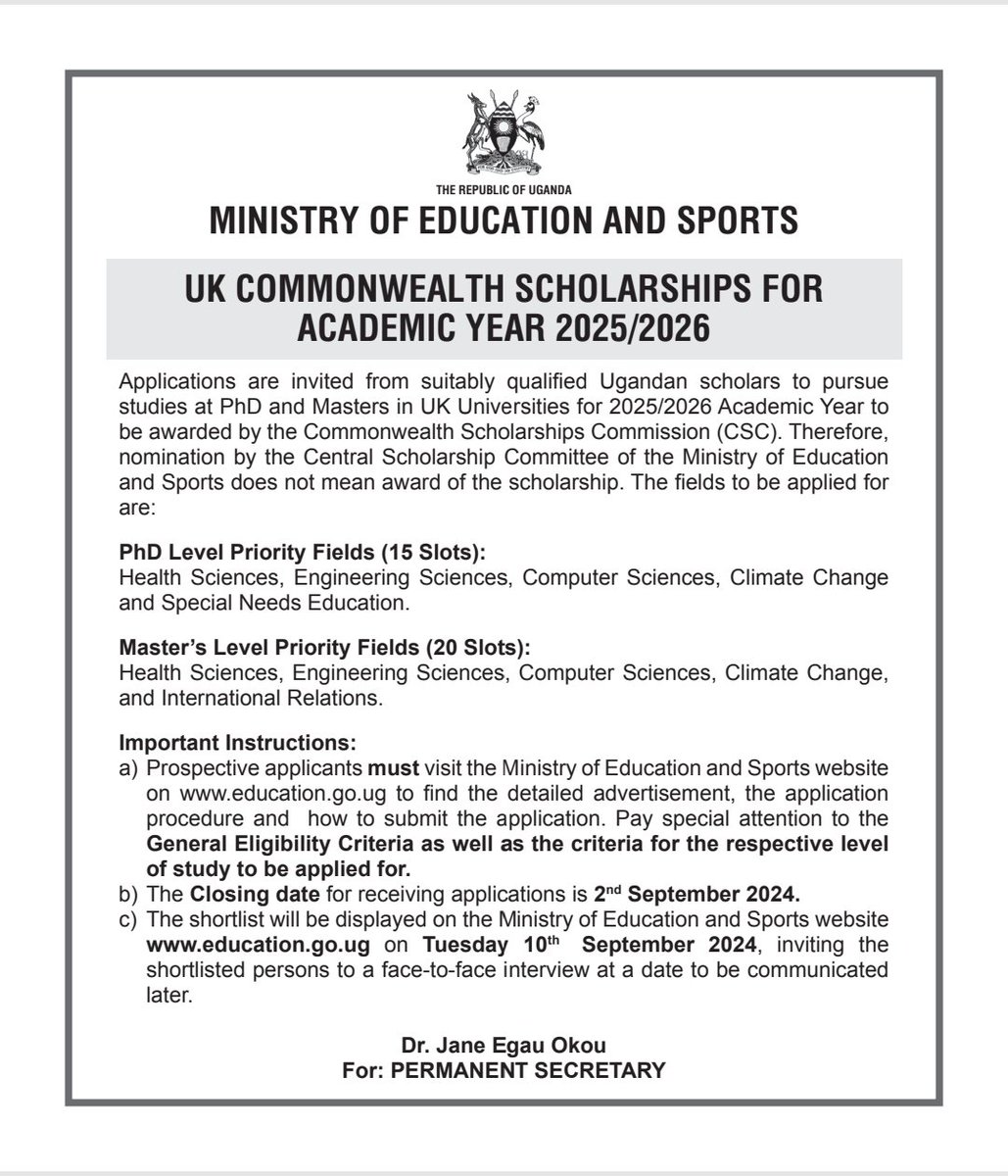 Ministry of Education and Sports - Uganda tweet media