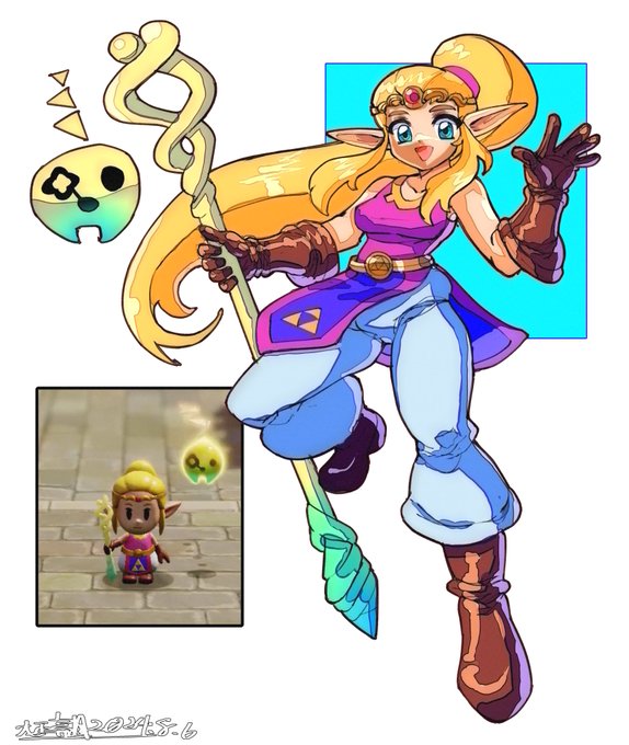 ポニテゼルダ姫って良いよね🥰
ずっと前から思うてた。 