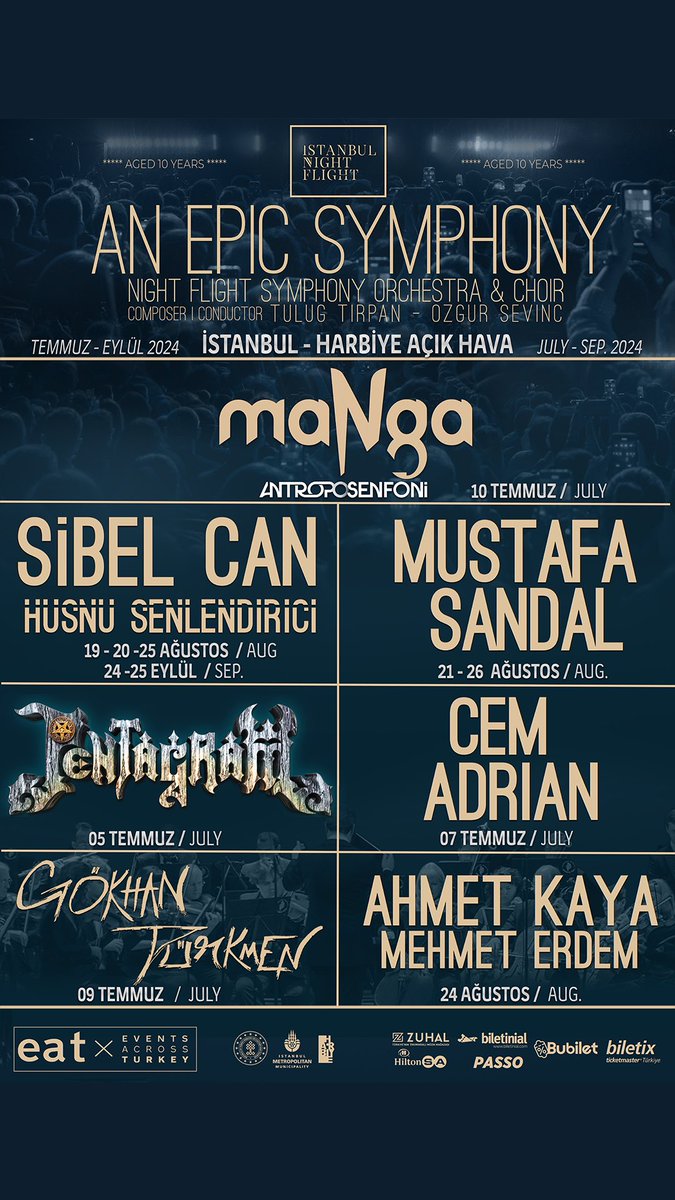 ISTANBUL NIGHT FLIGHT X SEASON 
Harbiye’de devam ediyor!!!