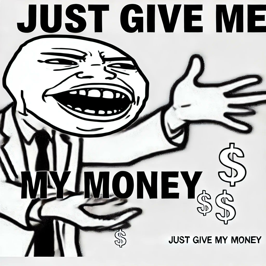 JustGiveMeMyMoney tweet media