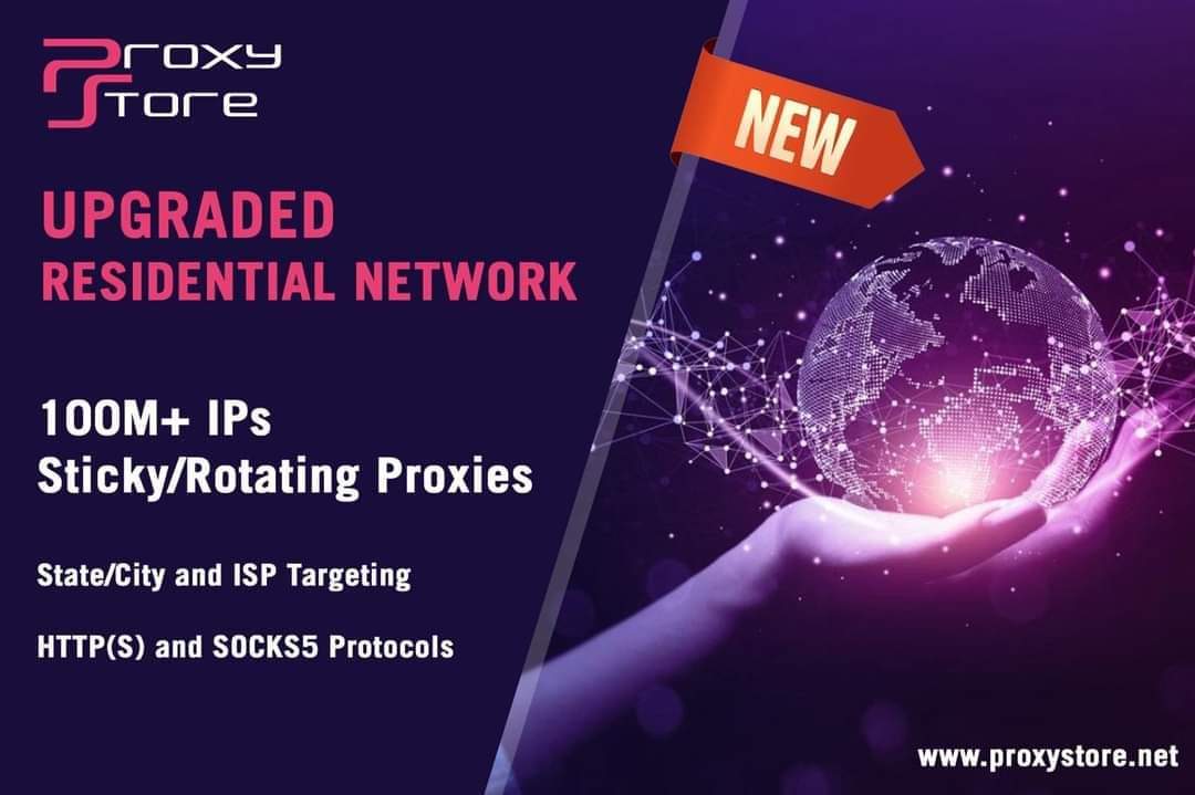 proxystorenet's tweet image. 🚀 New: 100+M IPs in Supercharged Residential Proxies! 
📍 Precise Targeting: City/State or ISP.
⚡ Direct connections globally.
🔗 Ideal for Market research, brand protection, SEO and more! Join the Proxy Revolution! #proxy #proxies #residential #network

proxystore.net