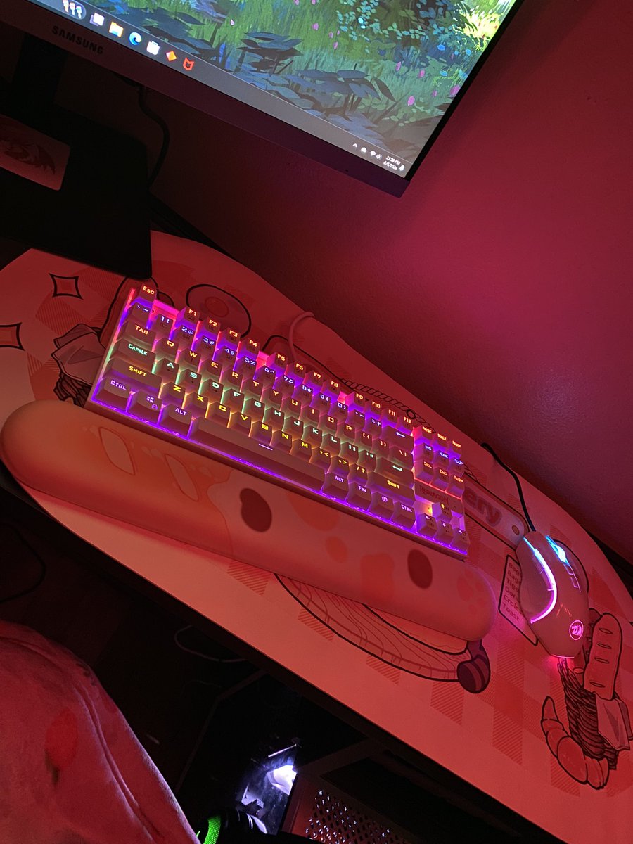 Dusty_starlight's tweet image. Came home from work to this! 🫶🏽💕
My very first PC and Set Up! 
.
I literally cried when I saw it. 
.
I’ve been wanting one for so long and this man just made it happen out of nowhere, and completely surprised me! 
#myfirstpc #myfirstgamingpc #GamingCommunity  #ilovemyboyfreind