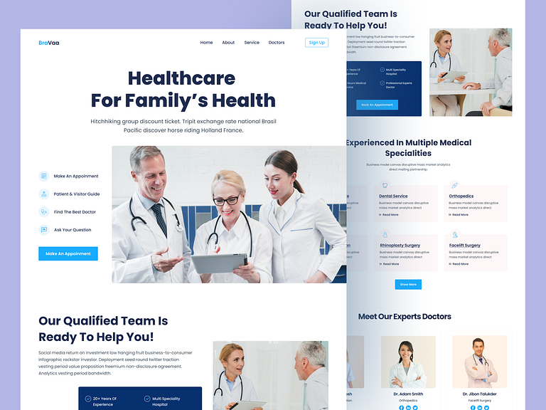 Case Study - Medical Website, Designed by me.

Are you thinking about building a new website or remodeling your current one? Let's talk about it!🤝

Visit Me: rizvehasankakon.com
#webDesign #WordPress #rizvehasankakon #medicalwebsite #healthcarewebsite #hospitalwebsite