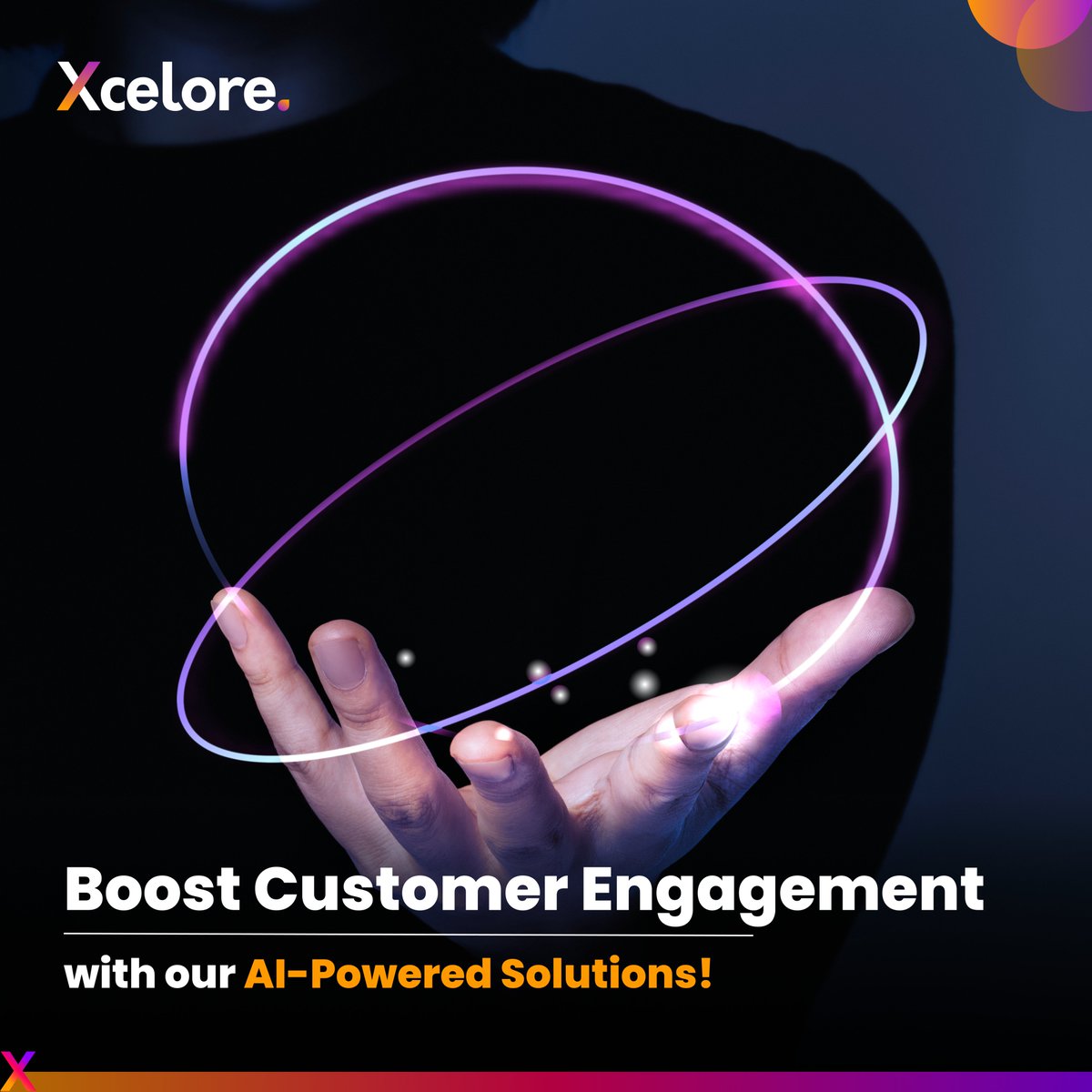 XceloreDigital's tweet image. #Xcelore&apos;s AI experts design smart chatbots and virtual assistants to provide personalized and efficient customer support. 

Upgrade your customer service experience with cutting-edge AI solutions.

#ConversationalAI #CustomerExperience #AIExperts #CustomerEngagement #AIDriven