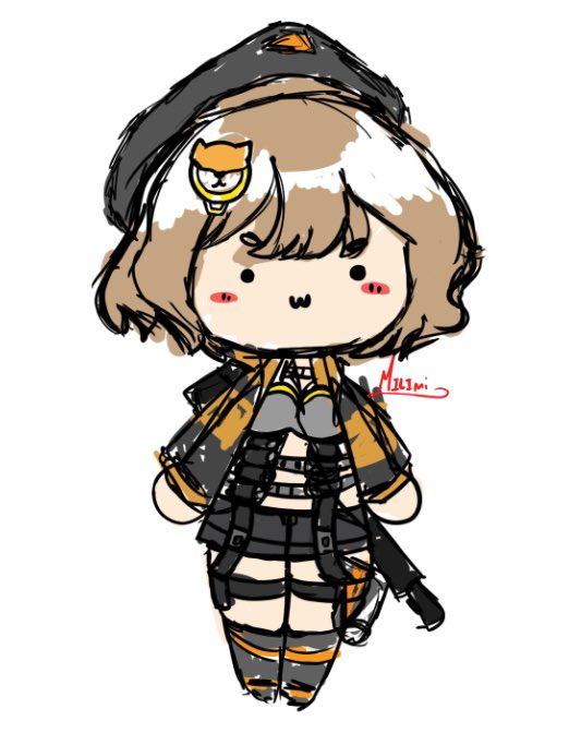 milimivt's tweet photo. The chibi’s drawn in the first art stream!! 
Miku, Anis, and Reimu! 
#Miku #tohouproject #NIKKE #art https://t.co/ScUdDPvKU3