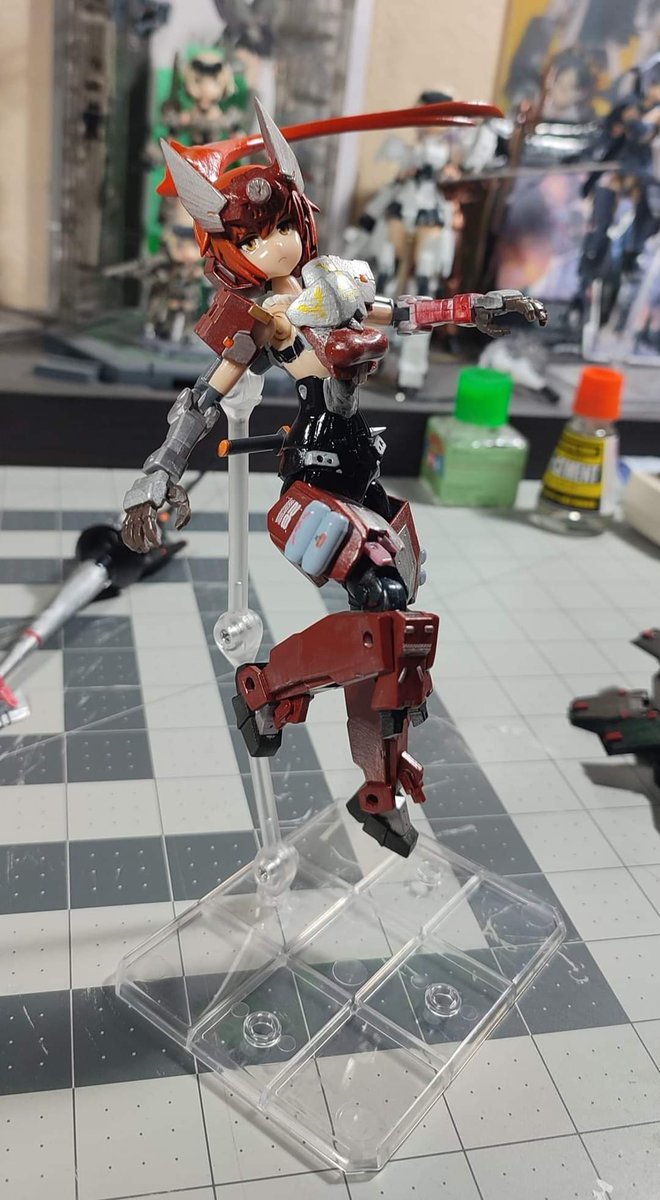 JoePlamoBuilder's tweet photo. My F.A Girl "Lancer" is complete
#FAGirls #Framearmsgirl #FAガール #kotobukiya https://t.co/4QIJSACGll