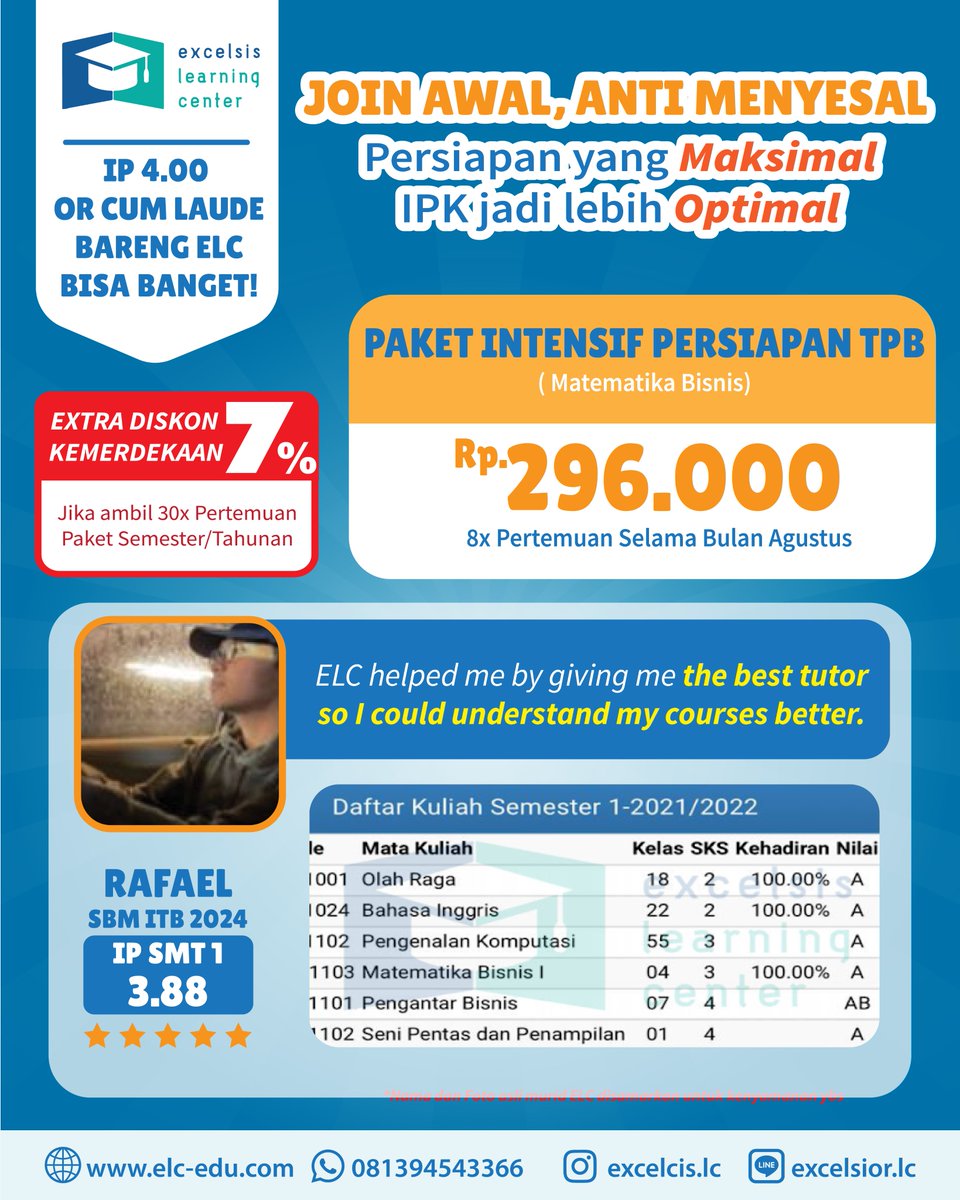 excelsislc's tweet image. ⚠STOP SCROLLING⚠
Ada DISKON KEMERDEKAAN

#institutteknologibandung #itb #tpbitb #bimbeltpb #bimbeltpbitb #fitbitb