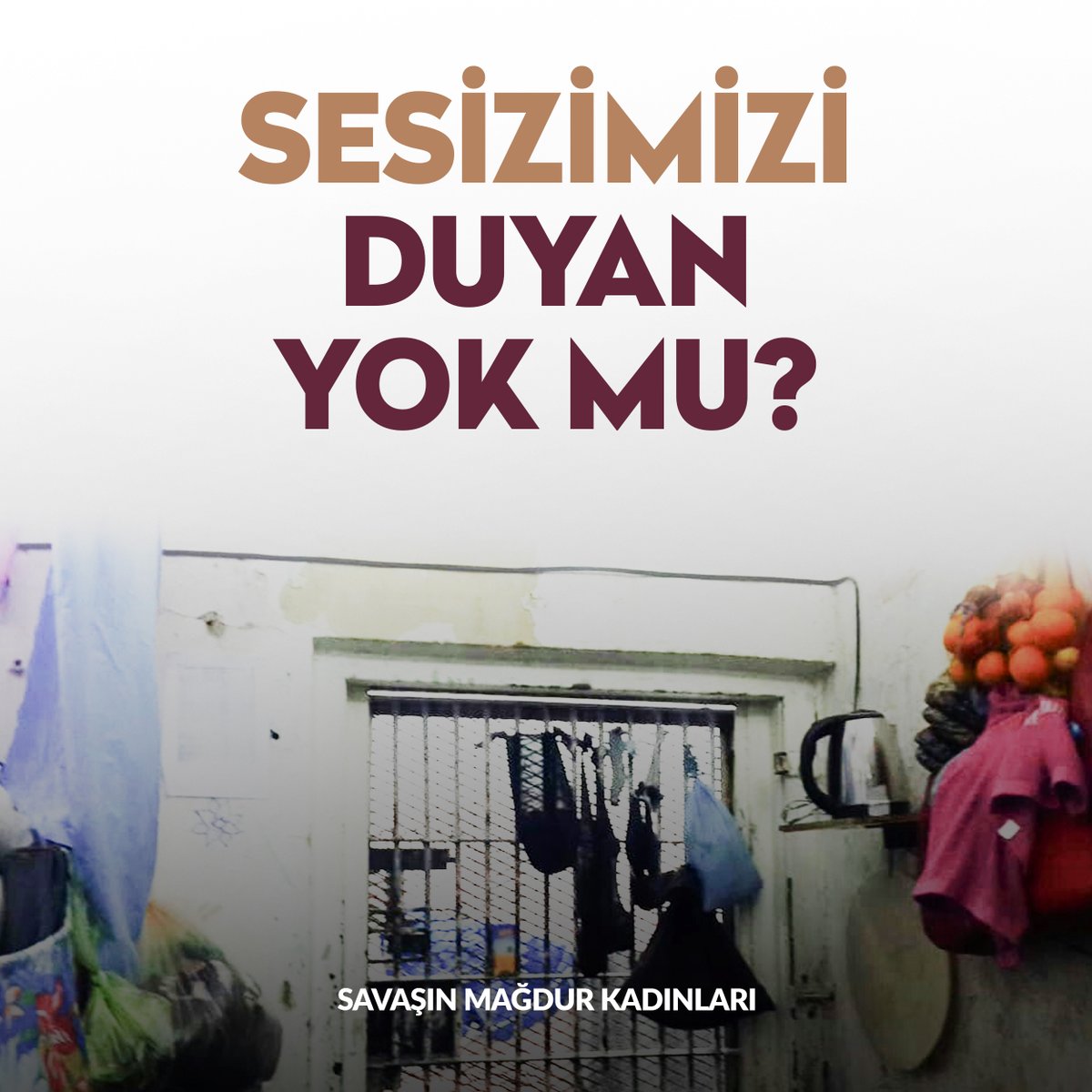 Evlatlar annesiz kaldı, biz annesizliğe mahkum...
Sesimizi duyan yok mu?!

#rusafa