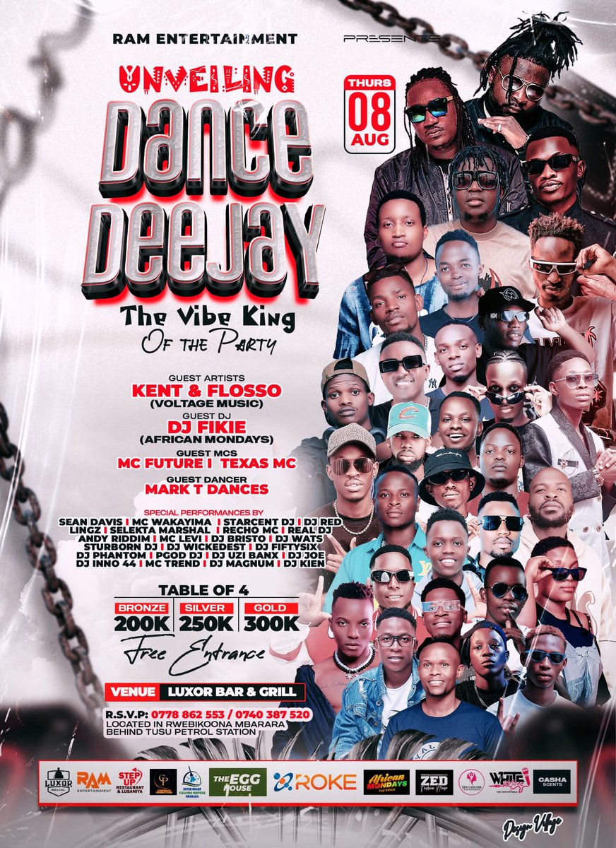 The biggest line Up is here
#UnveilingDanceDj <a href="/LuxorBarMbra/">Luxor Bar & Grill</a> tomorrow 
Come one come all