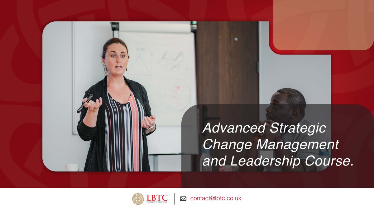 lbtc_uk's tweet image. Change is inevitable, but leading it effectively can be tricky.  That&apos;s where LBTC comes in! We&apos;re offering a powerhouse 3-week classroom course in Advanced #StrategicChangeManagement and #Leadership starting August 12th.
Join Now: lbtc.co.uk/course/lcm302a/
#ChangeManagementCourse