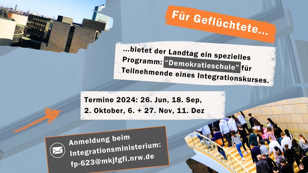 Schon gewusst? Der #ltnrw bietet viele Infos für unterschiedlichen #Besuchsprogrammen. Alle Infos in den #5Fakten des #Landtags #NRW. #Landtagswissen für die #Sommerferien. Wir sehen uns nach der Ferienzeit.