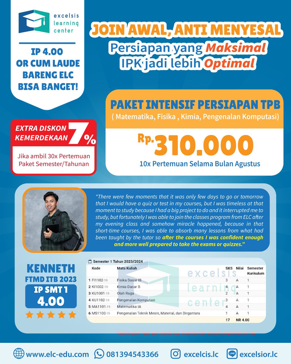 excelsislc's tweet image. ⚠STOP SCROLLING⚠
Ada DISKON KEMERDEKAAN

#institutteknologibandung #itb #tpbitb #bimbeltpb #bimbeltpbitb #fitbitb