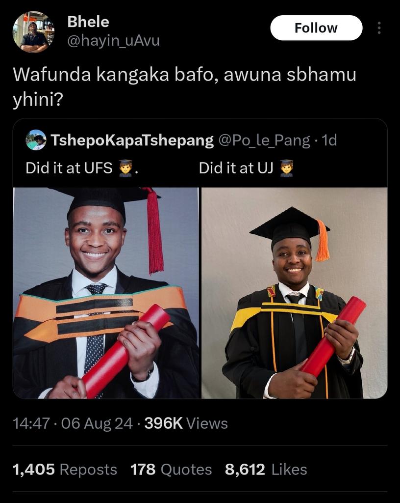 Ha ke tsebe Sezulu empa ke utluile joke ena ka sesotho 🤣🤣🤣