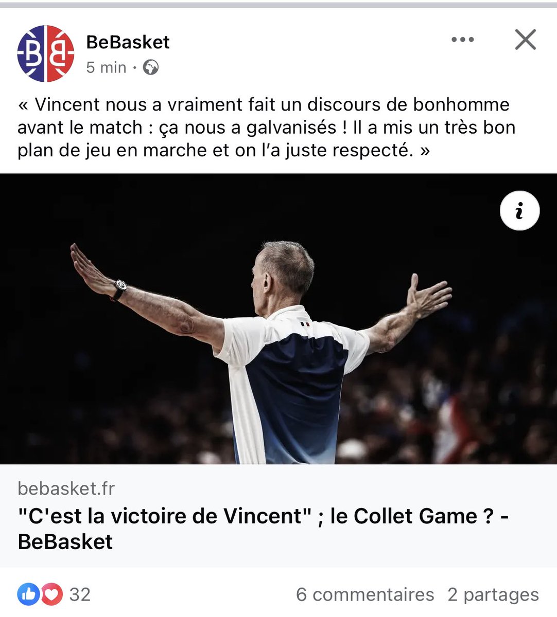 Quel plaisir quand même que vous fermiez un peu vos bouches depuis le match d’hier. 🙏 #FranceCanada