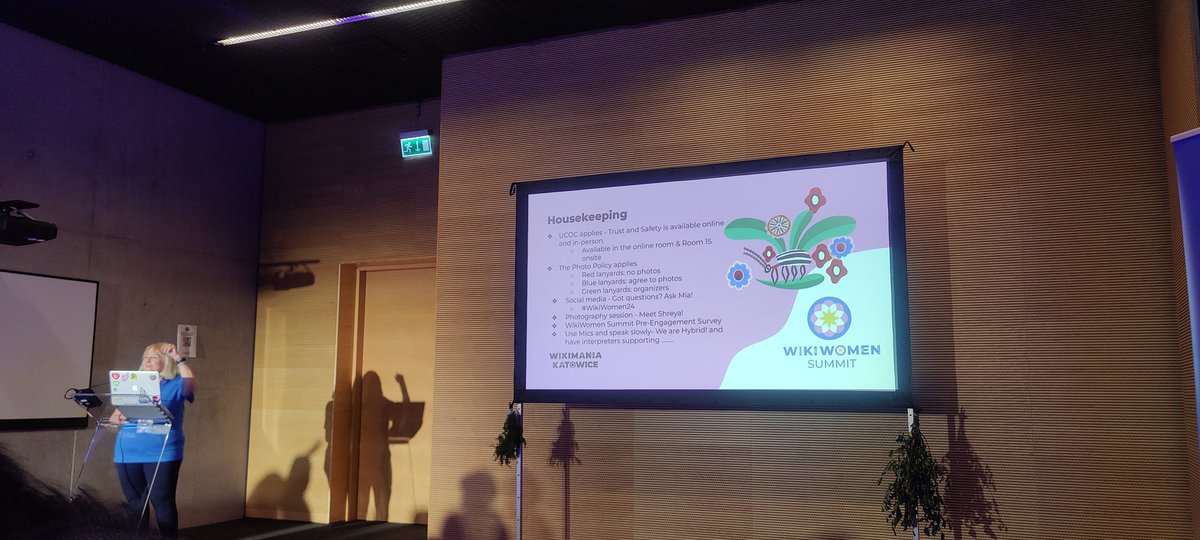 cameliaboban's tweet image. The WikiWomen Summit at @Wikimania just started with @Rosiestep's speech. Let's change the @Wikimedia movement together #WikiWomen24