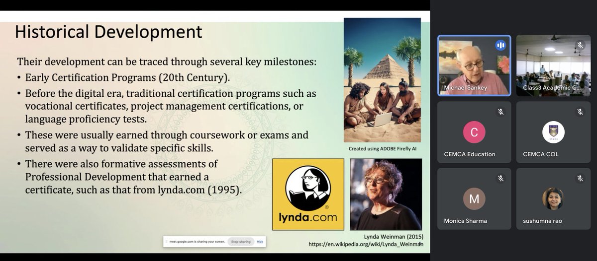 sushumnarao's tweet photo. Happy to be associated with a great initiative a workshop focused on Developing Micro credential Courses under @NCVETIndia framework by @CEMCA_COL and Tamil Nadu Open University (TNOU) and learning from insightful presentations. #Microcredential #stackability #creditcourses https://t.co/UssvVkTFVP