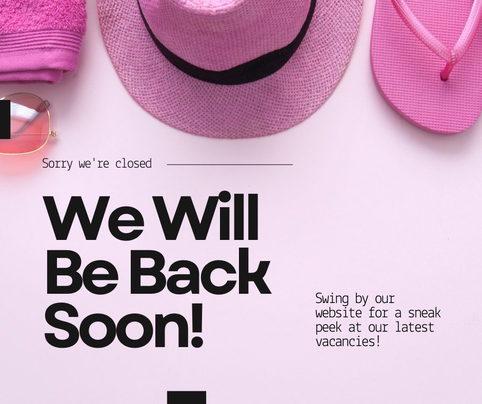 RaffertyRes's tweet image. 📢 Rebel Yell ⚡

We wanted to let you know that our office will be closed for the next few days. But don't worry, we'll be back, recharged and ready to recruit on Monday, 12th July! 🎉