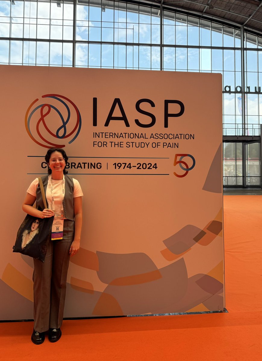 Soaking it all up at my first IASP conference 🧠 Really enjoyed hearing Prof. Allan Basbaum’s lecture (especially his poem!) and Prof. Maria Fitzgerald’s plenary on neonatal pain #WC2024