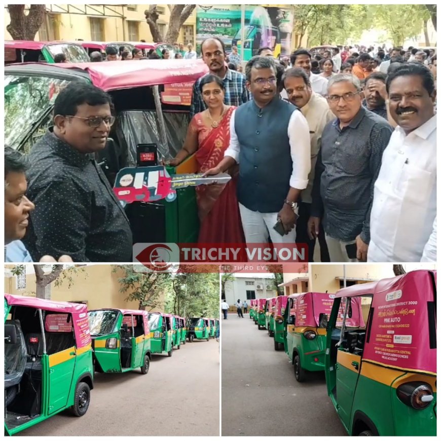 VisionTrichy's tweet photo. #Vision_News||பெண் ஓட்டுனர்களுக்கு இலவசமாக வழங்கப்பட்ட E-ஆட்டோக்கள் - https://t.co/sgyorwGGlO #eauto #FREEAUTO #Rotary #rotaryclub #trichynews https://t.co/myDO7FLL40