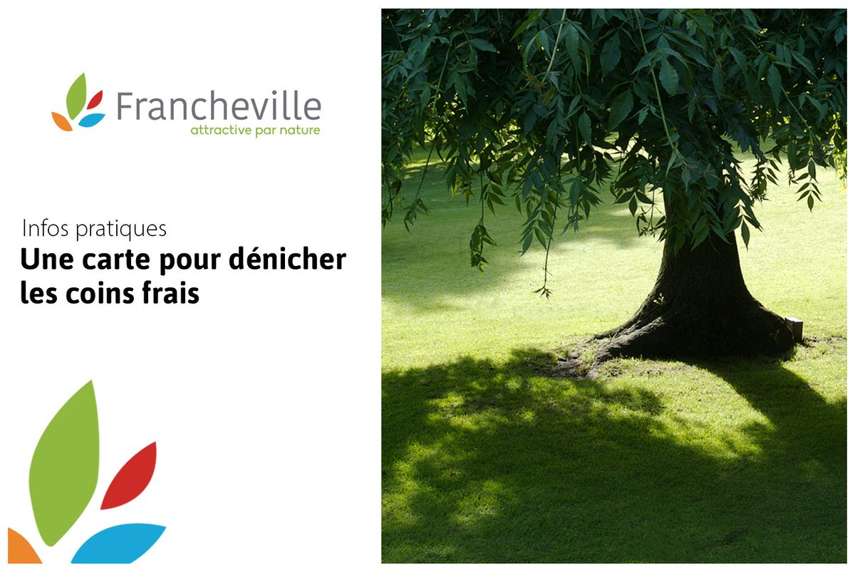 [INFOS PRATIQUES]

🗺️Voici une carte pour dénicher les coins frais !

📱La «shade map» (littéralement «carte de l'ombre») permet de savoir où et à quelle heure de la journée trouver un endroit ombragé à Francheville mais aussi n'importe où dans le monde 👉 buff.ly/3SFnGuF