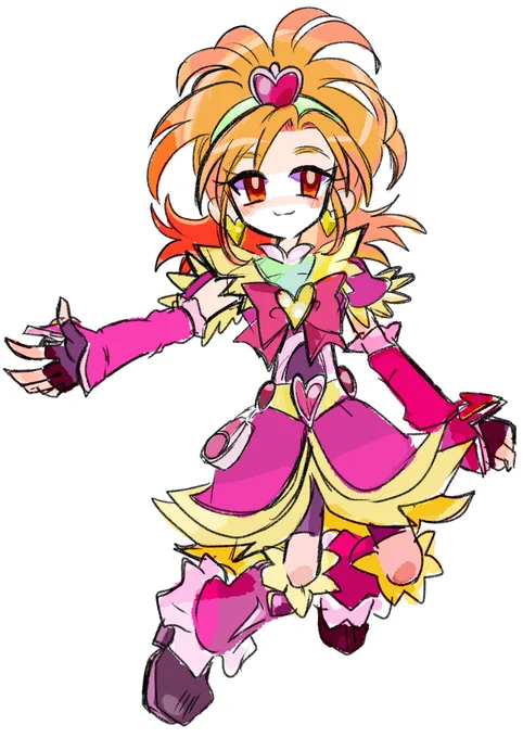 #キュアブルーム生誕祭2024#日向咲生誕祭2024#キュアブルーム #日向咲 #プリキュア #precure  かがやく金の花 