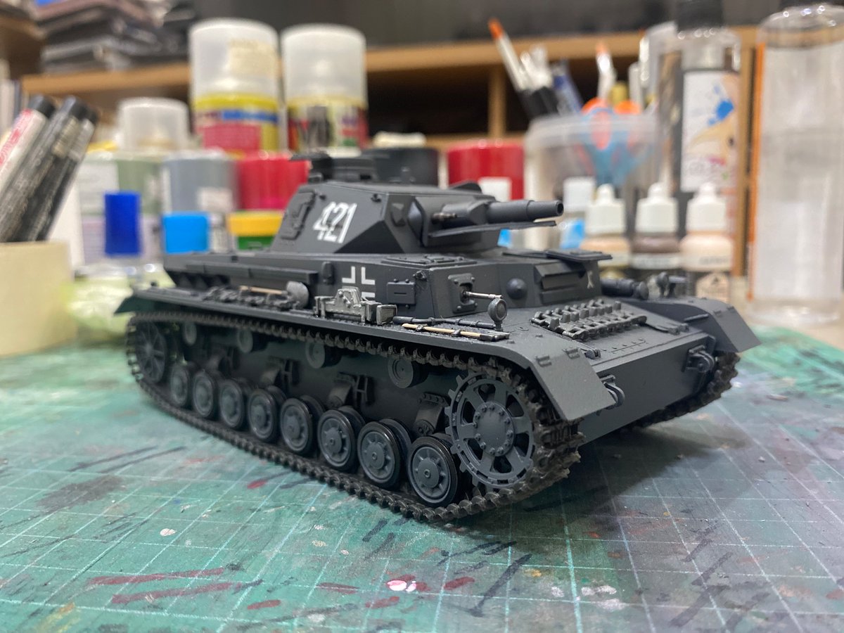 njmahangar01's tweet image. Almost Complete #afvmodel #tamiya #panzeriv #plamo