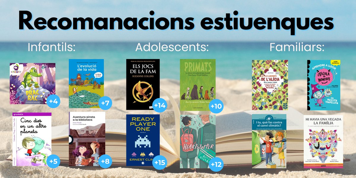 FunbrainBcn's tweet photo. Si us voleu inspirar quan aneu a la #biblioteca o a la vostra #llibreria de confiança, des de #Funbrain us portem una sèrie de recomanacions literàries per totes les edats! https://t.co/YF77ydicFf