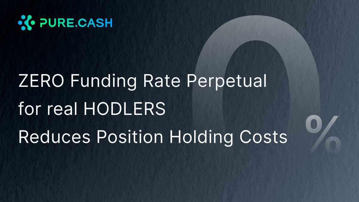 purecash_labs's tweet photo. With #LongOnly in @purecash_labs:
🔸No funding fees for long positions on #BTC &amp; #ETH.
🔸Hold long positions like holding spots, with zero holding costs.
🔸Competitive trading fee rate of just 0.07%.

Revolutionizing the cost structure for long positions！
 #DeFi #Perpetuals https://t.co/lz5W5tBzPM