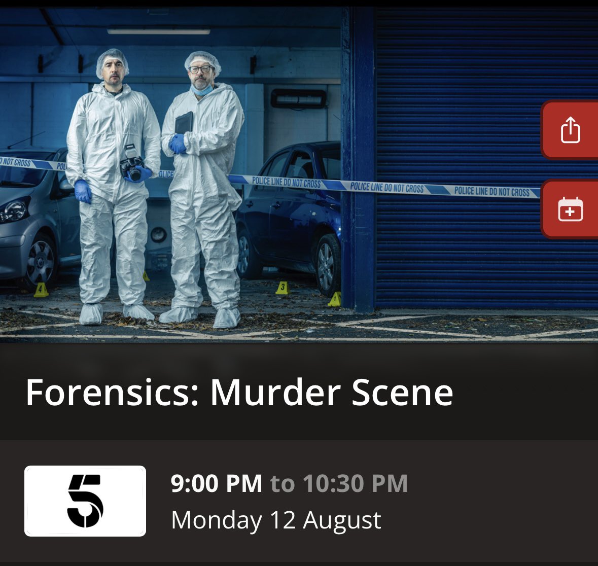 We gave ITN Productions unprecedented access to our work over several months, allowing cameras to film the incredible hard work of my forensic colleagues from crime scene to court which is often unseen, in support of complex murder investigations. Channel 5: 12/08/24 @ 9pm