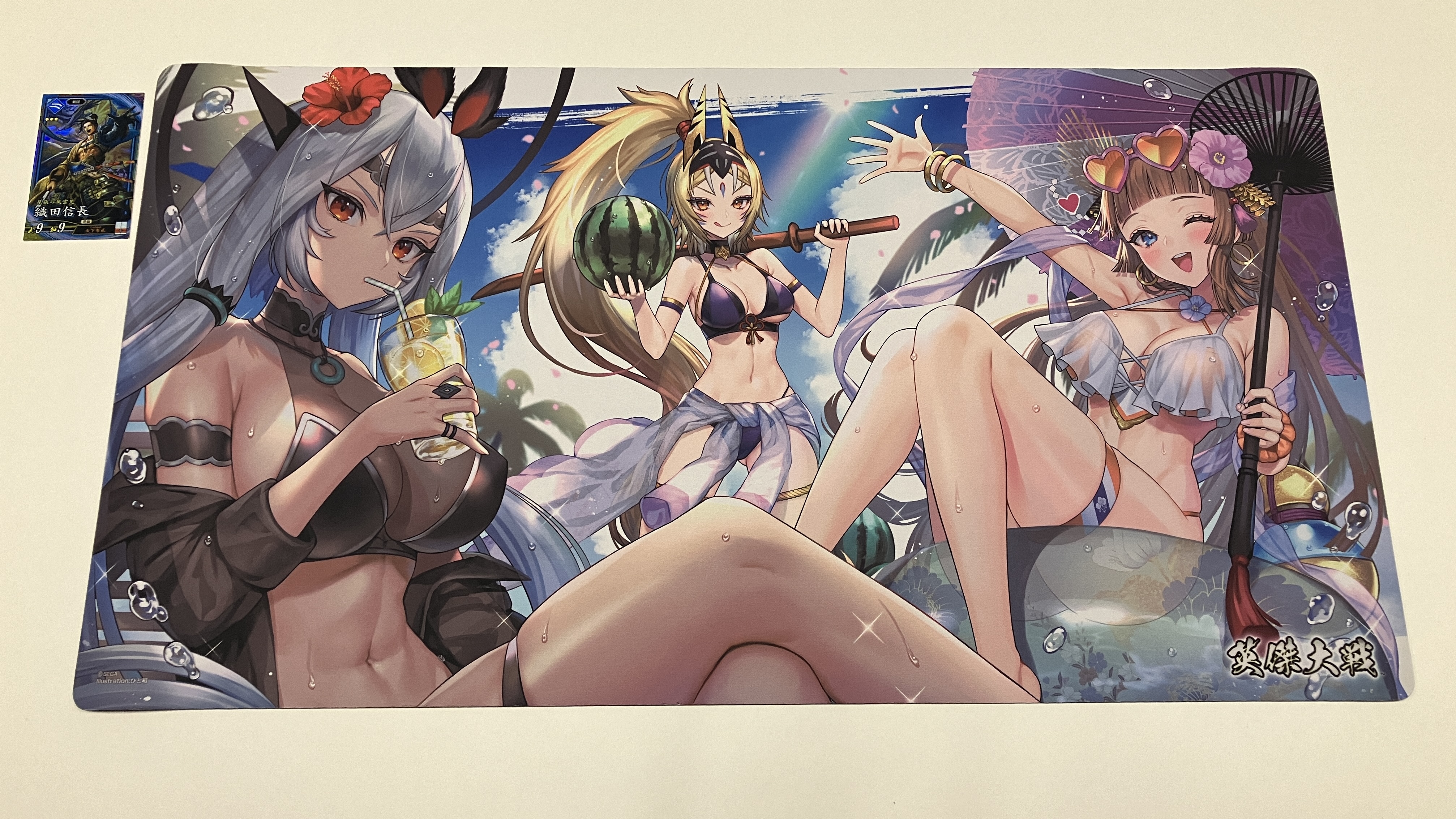 SEGA - 英傑大戦　デスクマット　艶夏　新品 Amazon.co.jp: 英傑大戦 スペシャルグッズキャンペーン