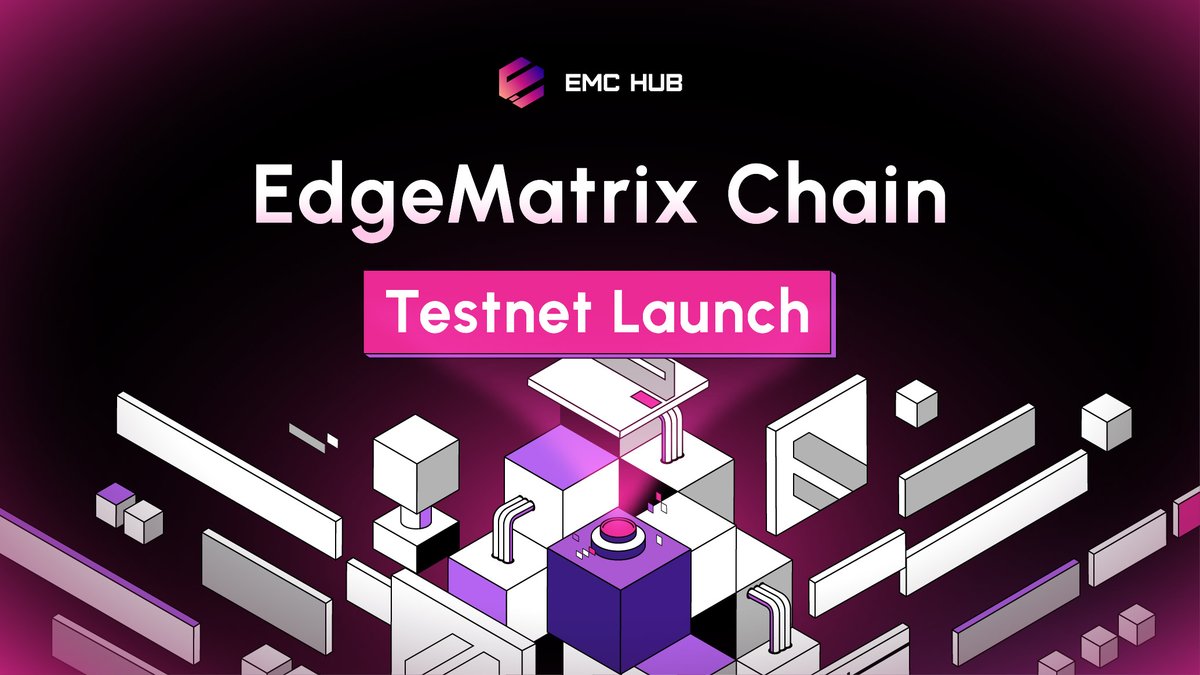 EMC_Hub's tweet image. 🚀 EdgeMatrix Chain testnet is coming soon! Join us and be part of the future. 
Stay tuned for the official launch date. Ready for August 7th?
Exciting times ahead! #EdgeMatrix #Blockchain #Innovation