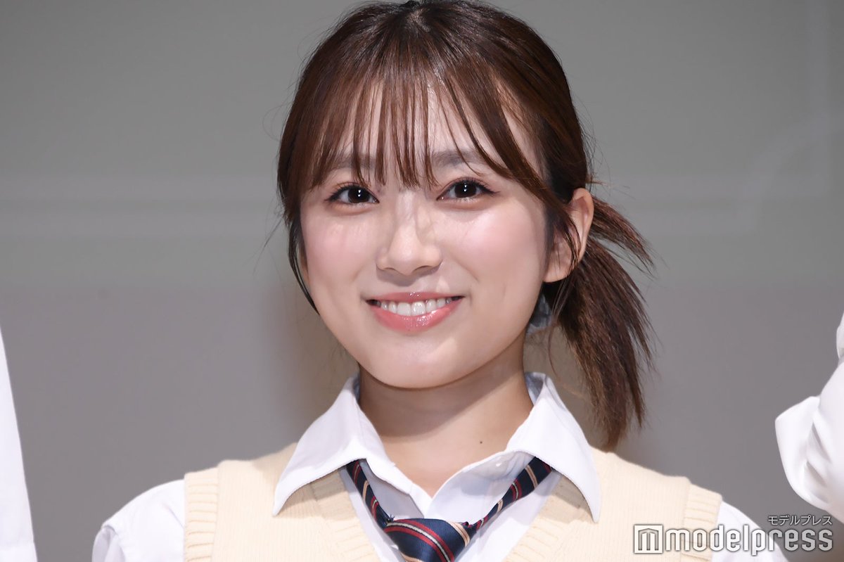 modelpress's tweet photo. ドラマ「素晴らしき哉、先生！」会見🏫

矢吹奈子、小宮璃央からの“気遣い”明かす✨

「アイスがあって撮影時に食べたいなって話していたら…奢ってくれました💭」

🔻写真・記事詳細はこちら
https://t.co/5erVBc4g70

#すばかな先生 #素晴らしき哉先生 @subakana_sensei @nako_yabuki_75 @nako_staff @komiyario_1119