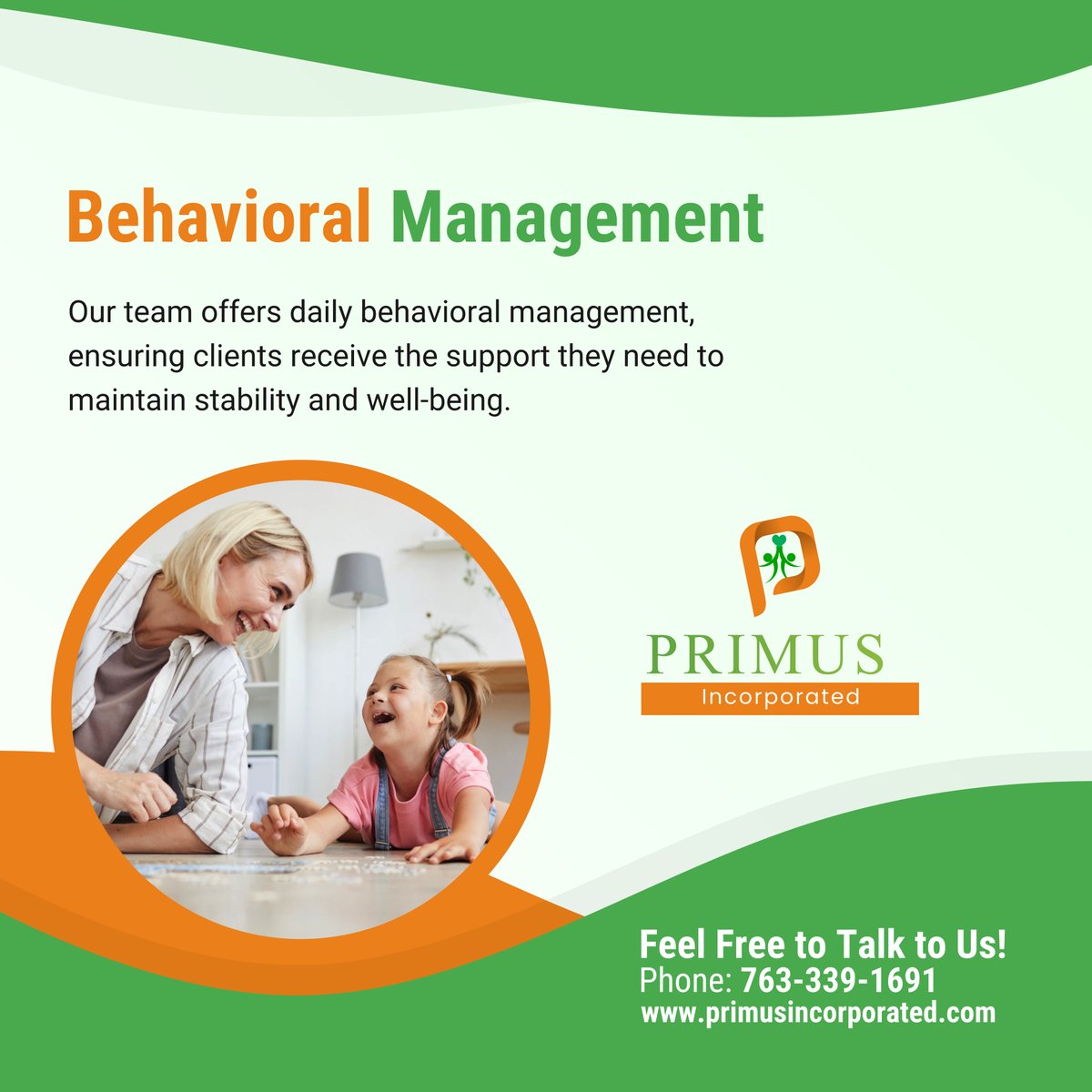primus_incorp's tweet image. Receive daily behavioral management support from our dedicated team. We ensure stability and well-being for all clients.

#OsseoMN #ResidentialHomeCareServices #BehavioralManagement #Support #WellBeing