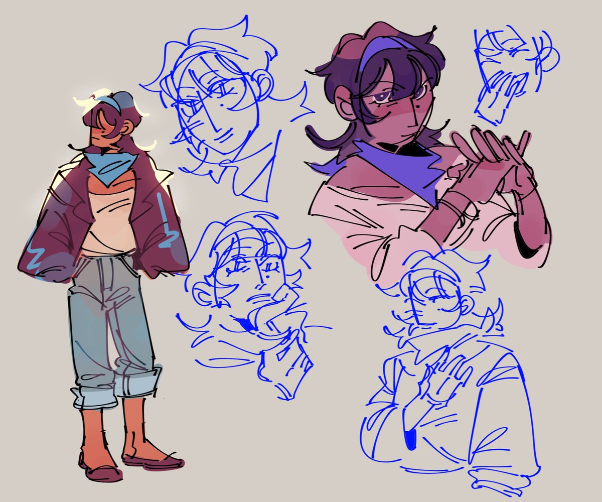 CUE_BIT's tweet photo. found a lot of cedie's early concept art from late 2023 - early january!! her appearance has stayed pretty consistent overall but her hair got A LOT shaggier since then
#augustends #augustendsgame https://t.co/n3r5p3raOG