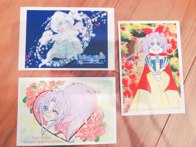 ネップリもしていただきました!
盛りだくさんすぎる……!!😍✨✨ありがとうございます!!💕
もえちゃんたち、全部のイラストで趣向が違って楽しい😊💕💕構図やテーマを考えて描くのがうますぎる👏素晴らし～!
どれが一番かなんて決められないくらい、みんな魅力的で好きー!💞💞 
