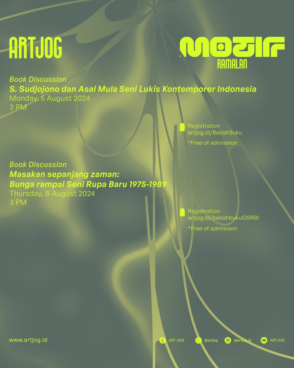 Tawaran spesial di #ARTJOG2024 minggu ini!🪸

#ARTJOG #Motif #RamalanARTJOG #WeeklyAgenda <a href="/artjog/">ARTJOG</a>