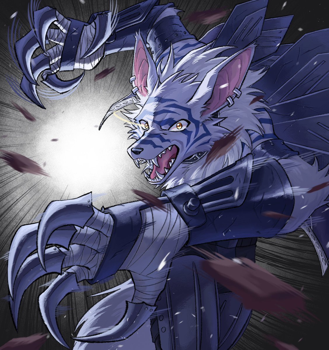 之前的加布兽和狼人加鲁鲁兽
#Digimon #デジモン