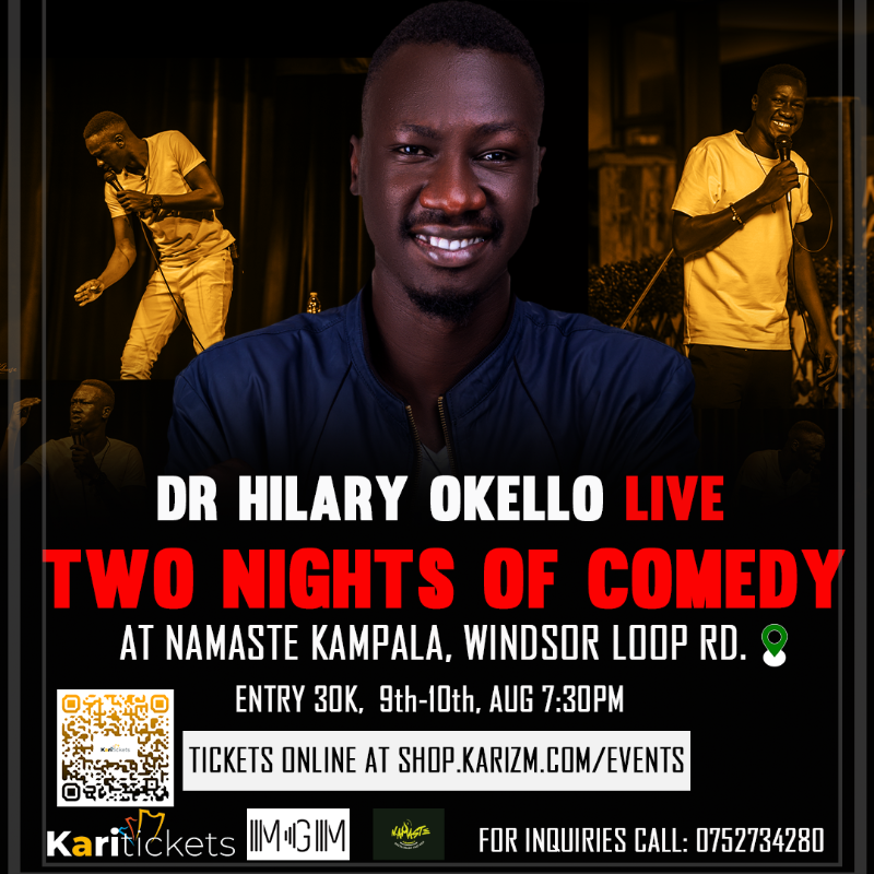 KAMPALA! .. Let's meet on Friday &amp; Saturday for an amazing Comedy Experience. Tickets online at shop.karizm.com/events or contact 0752734280.