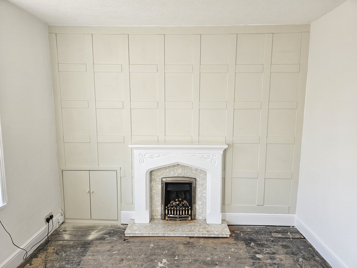 Bespoke wall #panels #panelling punchpropertyrepair.co.uk