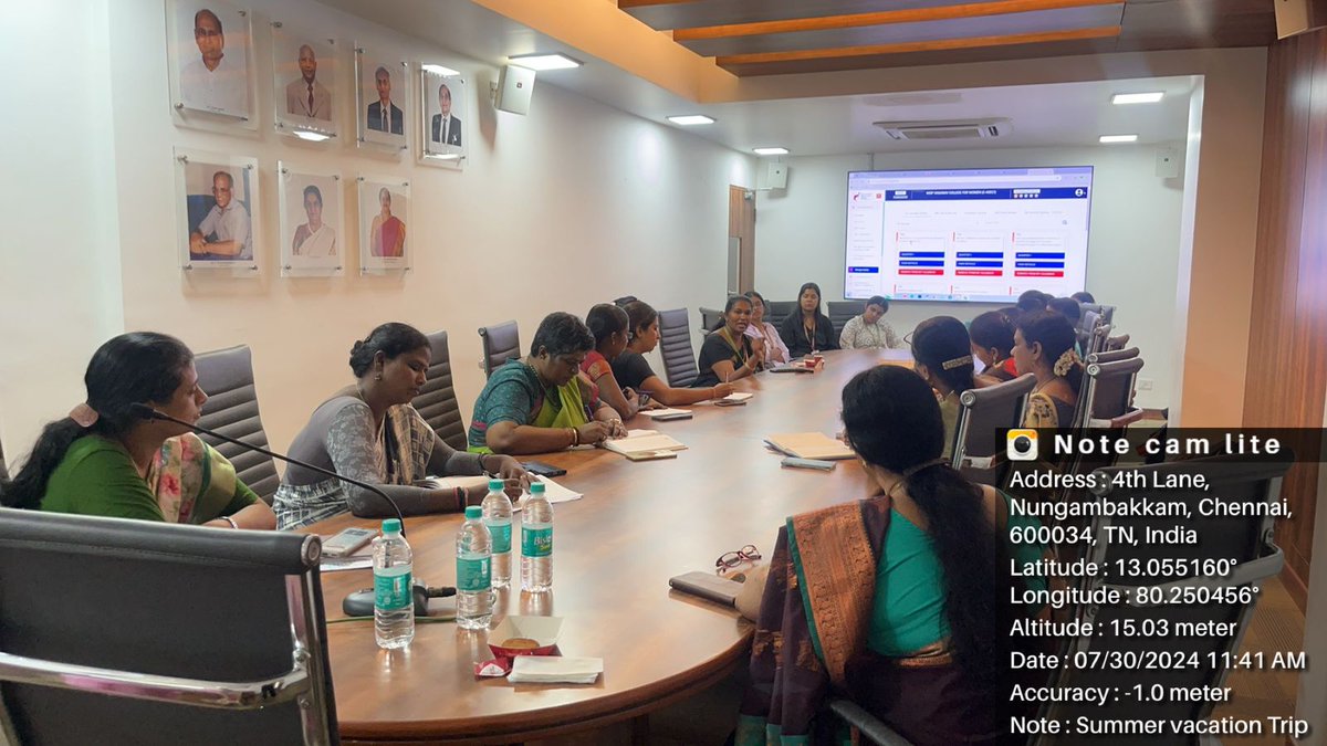SIMATS_IIC's tweet photo. Glimpses of Progress Monitoring and Impact Measurement Activity for MOP Vaishnav College for Women on 30 July 24 conducted by Saveetha Institute of Medical and Technical Sciences #iic #mhrdinnovationcell #simats #progressmonitoring #mentormenteescheme2024 #mopvaishnavcollege https://t.co/sw0SpBOb94