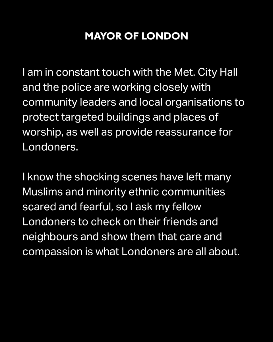 Mayor of London, Sadiq Khan tweet media