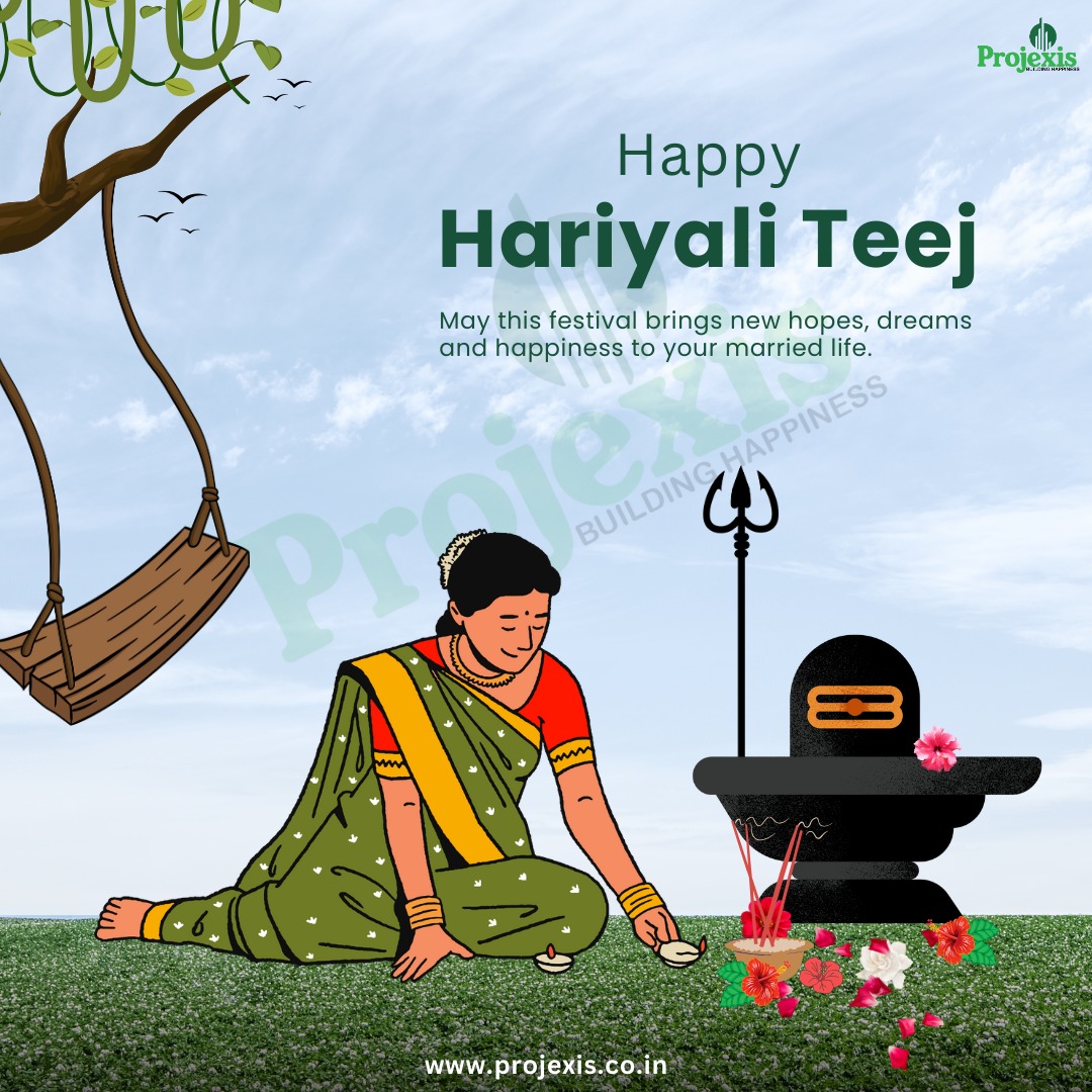 NoidaProjexis's tweet photo. Celebrating the vibrant spirit of monsoons and the beauty of nature. Haryali Teej ki shubhkamnayein! #haryaliteej #monsoonvibes #happyteej #happysawan
.
.
.
.
#buildinghappiness https://t.co/7Wu7hdzYDa