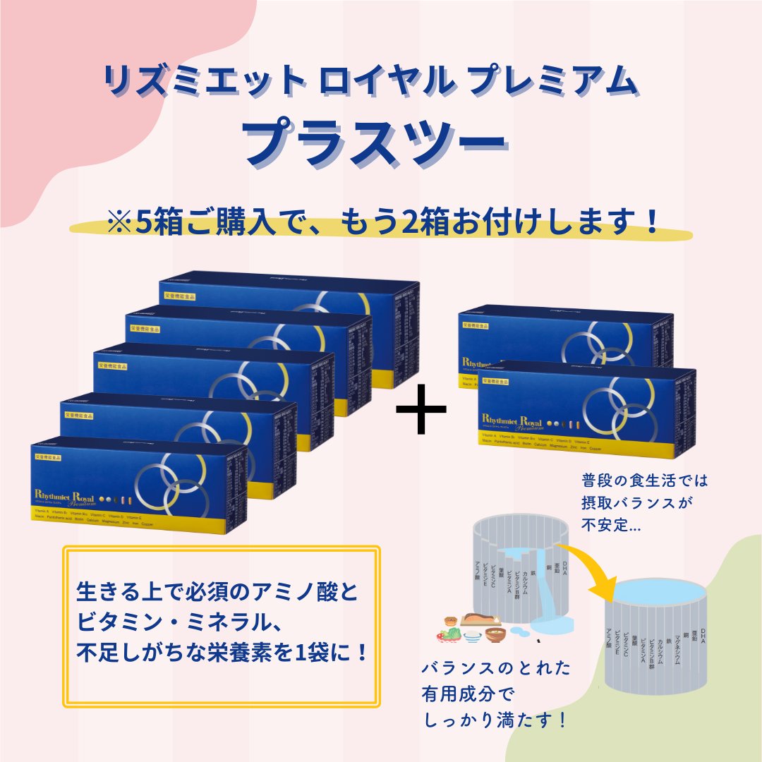 リズミエット ロイヤル プレミアム 2箱 【公式通販】