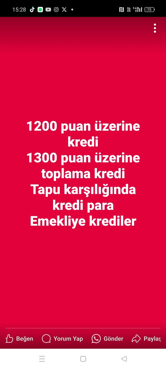 kredimbenim's tweet photo. 1200 puan ve üzeri olanlara #kredi #kredikart #kmh #kredimbenim
0 533 924 20 76
(Reklamdır) 

#kadıköy #borsa #bist #vergi #iran #hamas #Paris2024 #voleyball #zam #faiz #eyt #vergi #acil #banka #emekli #memur #üsküdar #beykoz #kurtköy #tuzla #pendik #maltepe #bostancı #nakit https://t.co/m87He7BePy