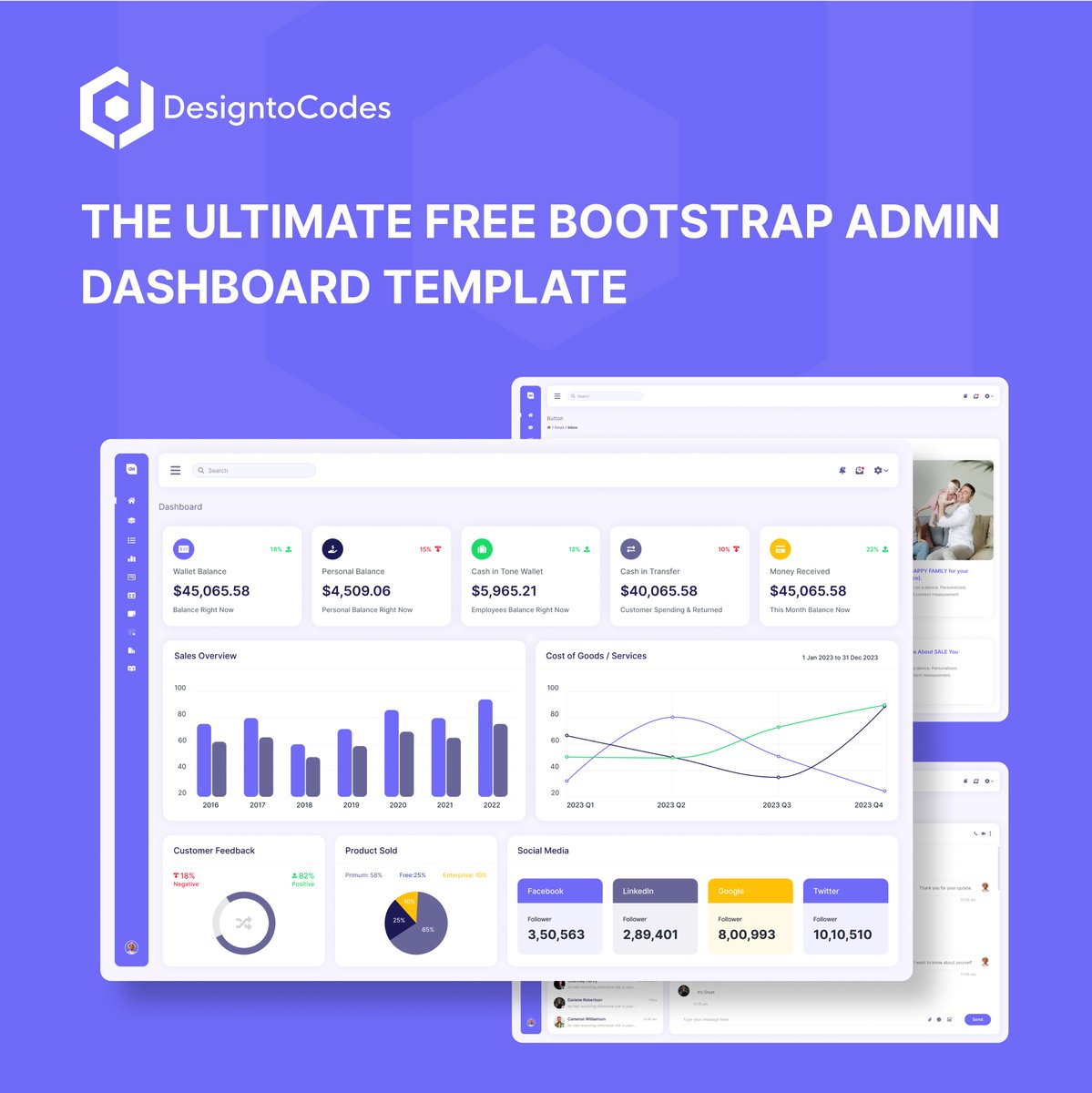 DesignToCodes's tweet photo. Chart success with every click!

Get now👉https://t.co/k6WhtQcj61

#DataMents #Free #Bootstrap
#Dashboard #Website #Template
#DesignToCodes #D2C https://t.co/zdKwxj2ss0