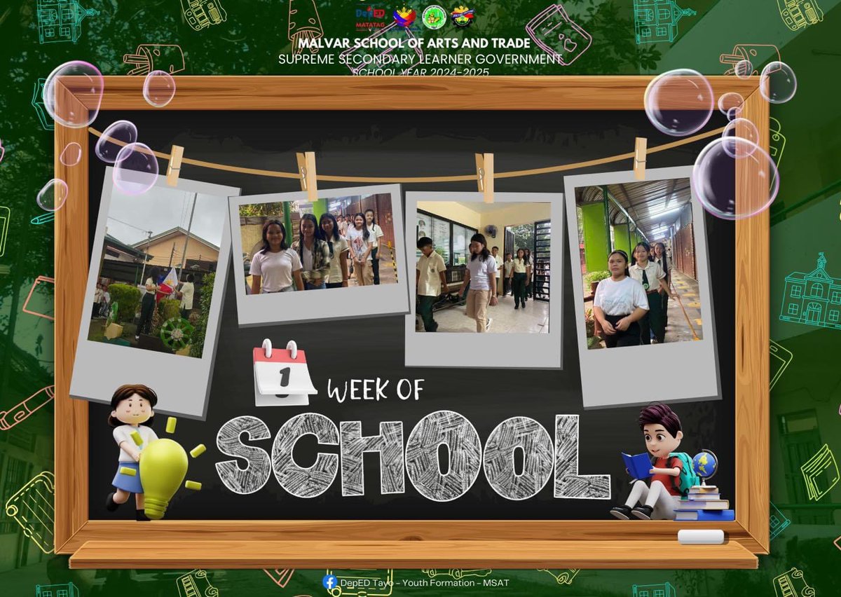 MsatSsg's tweet photo. First week of School survived! ✨🏫

“Optimism is the faith that leads to achievement.” —Helen Keller  

We made it through the first week of school successfully! Cheers to fresh starts, boundless opportunities, and turning this academic year into the greatest one yet! 🌟 https://t.co/3nPg7LYhyD