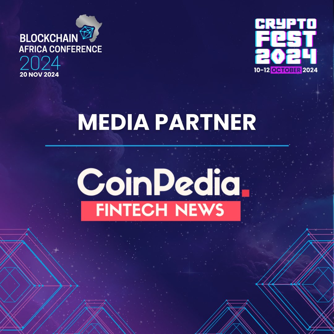 🌐We are delighted to announce <a href="/CoinpediaNews/">Coinpedia</a> as a media partner for both #CryptoFest and #BlockchainAfrica 2024! 🔗

CoinPedia is a trusted crypto agency known for delivering reliable news, information, exchange updates, PR, blockchain events coverage, crypto wallet insights,