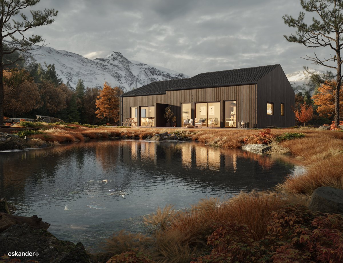 EskanderPlus's tweet photo. We are thrilled to present our latest project, "The Ripple House ": Norwegian serenity visualized by Eskander Plus Studio, what do you think ?✨
.
.
HQ shots: [https://t.co/oHXw21Ljum].
Get in touch for your dream design!
[https://t.co/tfZ9MPve0a] https://t.co/xdJ6NKnHYN