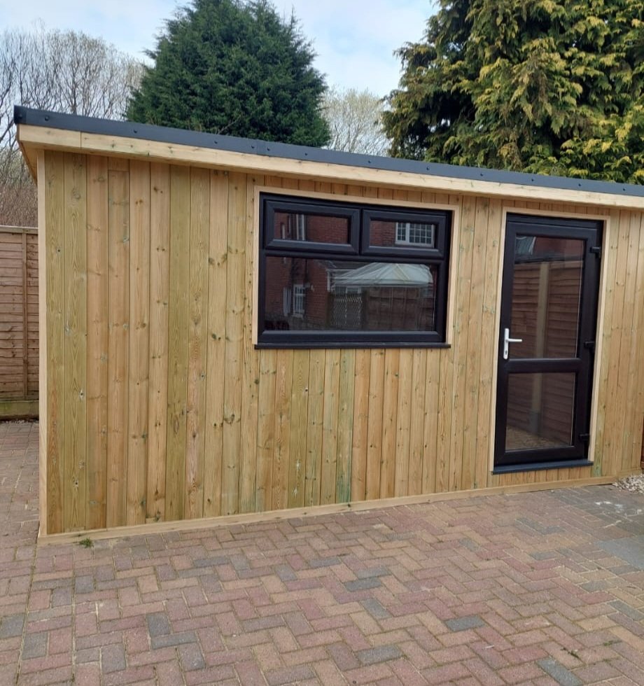 Bespoke #GardenRooms from start to finish #Homeoffice #Pergola punchpropertyrepair.co.uk