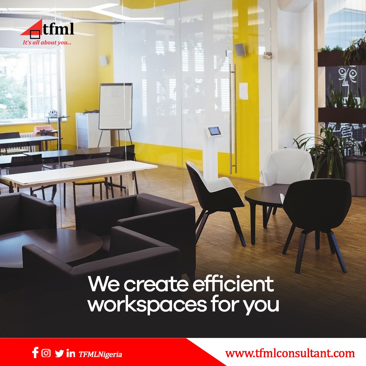TFMLNigeria's tweet photo. With us, it all about you...
#fm #tfml #facilitymanagement #facilitysolutions https://t.co/iJ9d4b0zu3